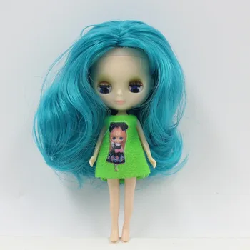 Blyth mini igrača, lutka 10 CM golih lutka pisane dolge lase