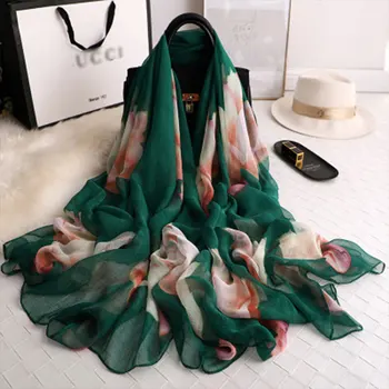 Blagovne znamke 2019 poletje svileni šal za ženske, šali in obloge moda velikosti mehko pashmina plaži stoles foulard echarpe hijabs