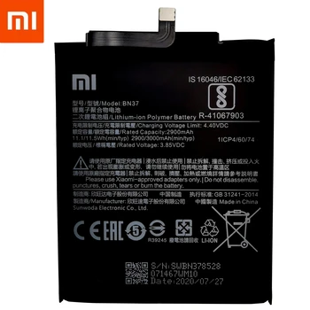Xiao Mi Originalne Baterije Telefona BN37 Za Xiaomi Redmi 6 Hongmi 6A 2900mAh visoke kakovosti Zamenjava Baterije trgovina na Drobno paket + Orodje