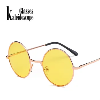 Kaleidoscope Očala Moda Okrogla sončna Očala Ženske Moški Krog Ženski Moški sončna Očala zaščitna Očala, Zelene, Roza in Modre UV400
