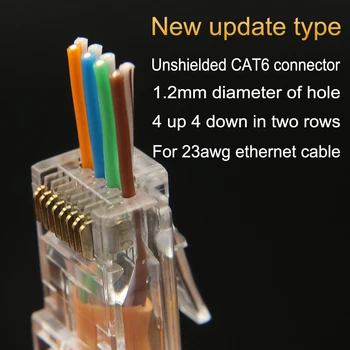 Xintylink EZ rj45 konektor utp cat6 kabel priključite cat5e rg45 mrežo utp RG RJ 45, cat 6 unshielded cat5 jack modularni keystone