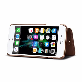 Luksuzni Retro PU Usnja Flip Case Za iPhone 8 7 6s Plus x XS 11 12 Pro Max XR Kritje Flip Magnetno Držalo za Kartico Denarnice Primeru Coque