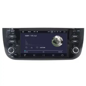Avto Radio, predvajalnik dvd-jev Android 9.0 vodja enote Za Fiat Punto 2009-Linea 2012+ GPS Navigacija Multimedia Audio Stereo Auto 4+32