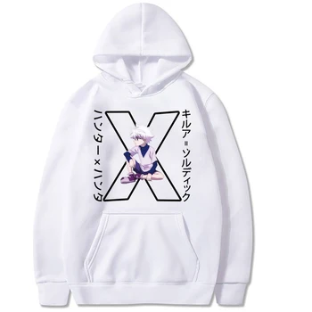 2020 Kawaii Hunter X Hunter hoodie Moških Smešno Vrhovi Graphic majica Harajuku Unisex Anime Killua Zoldyck hoodie Moški zgornji deli oblačil