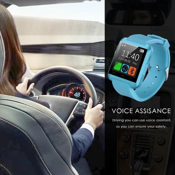 Pametno Gledati Ženske Moški Smartwatch Bluetooth Elektronika Smart Fitnes Tracker S Plastično Manšeta Trak Šport Ure