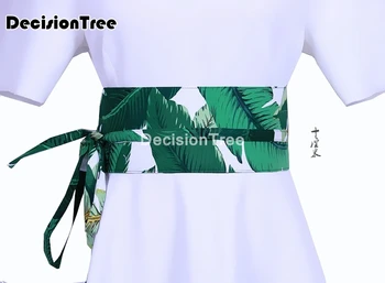2021 japonski slog bombaž ceinture femme izvirne domače kimono pasu pasu cummerbunds retro elastični pas dekleta lok