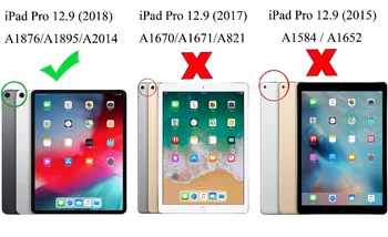 Handrest Ohišje za iPad Pro Za 12,9 (2018) Pokrov Lupini Zaščitnik iPadPro za 12,9