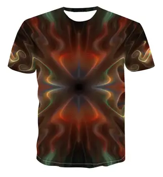 2020 Modni T-shirt Kratek Rokav Nov trend 3D T-shirt, preprost za moške geometrijske oblačila, ustvarjalne kul T-shirt, ki so natisnjeni s-6xl