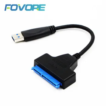 USB3.0 do sata3 Kabel Pretvornik 22 koda pin Za 2.5-palčni HDD SSD Trdi Disk SATA III Kabel USB 3.0, da SATAIII