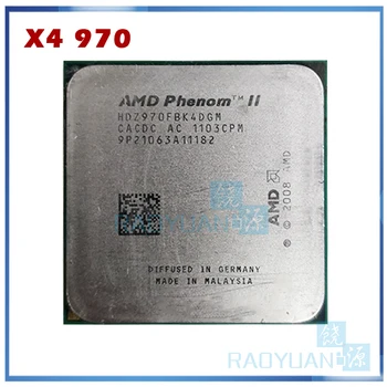 AMD Phenom II X4 970 X4-970 Black Edition 3.5 Ghz HDZ970FBK4DGM 125W Namizje PROCESOR Vtičnica AM3