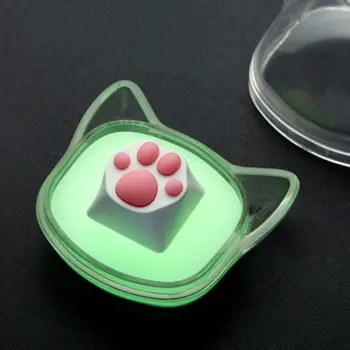 2020 Novo Osebnost Meri ABS Silicone Kitty Šapa Obrtnik Mačke Tace Ploščica Tipkovnica keyCaps za Češnja MX Stikala