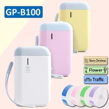 GP-B100 prenosni termični tiskalnik za nalepke cena barve opomba roko račun, nalepke, etikete, home office ročni Bluetooth podobno D11