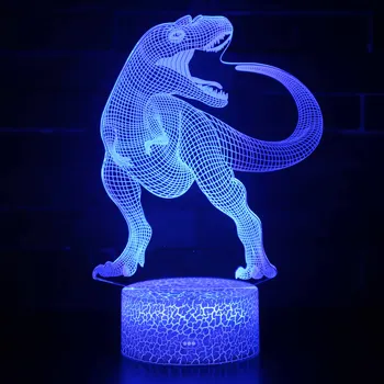 3D Akrilno Ploščo, LED Lučka Creative 3D LED Nočne Luči Novost Iluzijo Noč Lučka 3D Iluzije namizne Svetilke Za Dom Dekorativni