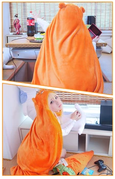 Himouto! Umaru-chan Plašč Anime Umaru Chan Doma Umaru Cosplay Kostum Flannels Pelerine Mehko Odejo Skp Hoodie