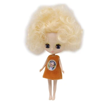 DBS bjd Mini blyth lutka Najnovejše eksplozije glavo srčkan lutka golih 11 cm lutka dekle darilo igrača