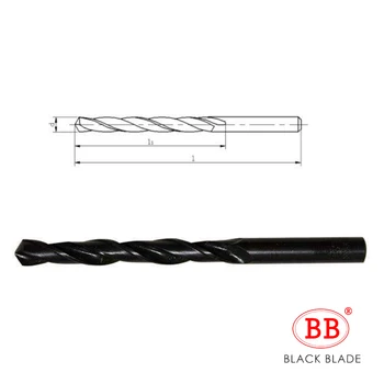 BB Twist Drill Bit HSS Black Oksida Drobne Mikro Mini Premerom 0,2 mm~20 mm Luknjo 10PCS za Kovine, Les, PVC HSSCo Kobalt