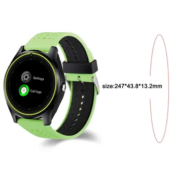 Bluetooth Smart Watch V9 DZ09 S Kamero Smartwatch Pedometer Zdravje Šport Ur Ura Moški Ženske Smartwatch Za Android IOS