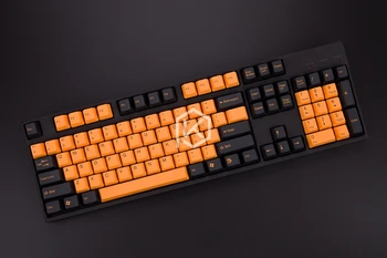 Taihao pbt dvojni strel keycaps za diy gaming mehanska tipkovnica barva miami diablo black orange cyan mavrica svetlo siva