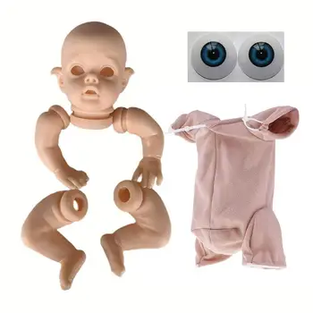 12 Rebieth Baby Doll Kit Flo Elf Veren Bebe Lutka Prerojeni Brinquedo Lutke, Dodatki za Mehko Silikonsko Plesni Prerojeni Bonca O8M1