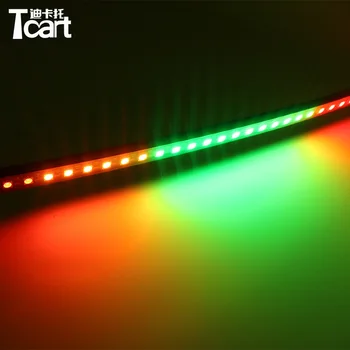 Tcart Vnos rešetka dynamic led RGB 7Color luči Za Nissan Brcne micra k11 k12 sončni sentra b17 pribor 2017 2018 2019