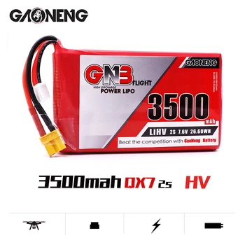 Gaoneng GNB 2S 3500mAh 2S1P 7.6 PROTI 2C/4C HV Daljinski upravljalnik Lipo Baterije Z XT30 Plug Za frysky Taranis QX7 Oddajnik TX