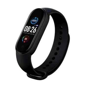 M5 Pametno Gledati Zapestnica Fitnes Tracker Smartband Fitnes Bluetooth Šport Pedometer Srčnega utripa Magnetni polnjenje