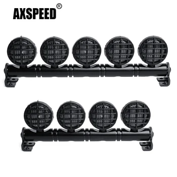 AXSPEED 4 LED/5 LED Strešne svetlobne Vrstice Set 5 Pozornosti Za TRX-4 SCX10 D90 Wraith 1/10 RC Iskalnikom