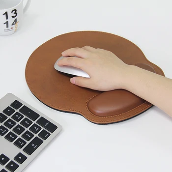 Mouse pad z zapestje podporo udobje roko počitek anti-skid ergonomska gaming mousepad