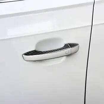 Za Audi Q7 SQ7 4M 2016-2019 Ogljikovih Vlaken Dodatki Zunanjost Avto Styling Vrata na pokrovu Avtomobila Telo 3D Nalepke za Dekoracijo
