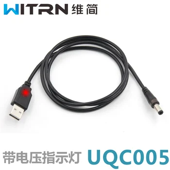 WITRN-UQC005 QC2/3 vabo aktiviranje vrstica 9-12V polnjenje zaklad mobilne moč usmerjevalnik USB napajanje dolžina 1m