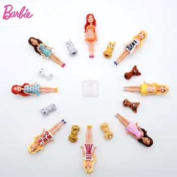 Prvotni Barbie Lutka Pet Serije Pribor za Rojstni dan Otrok Igrače za Otroke, Mini Barbie Oblačila Lutke za Dekleta Boneca Juguetes
